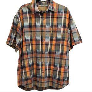 Clear Water Men's Casual Button Down Shirt Size Large